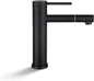 ACA International WELS Bathroom Basin Mixer Tap Round Classic Laundry Vanity Sink Taps (Black)