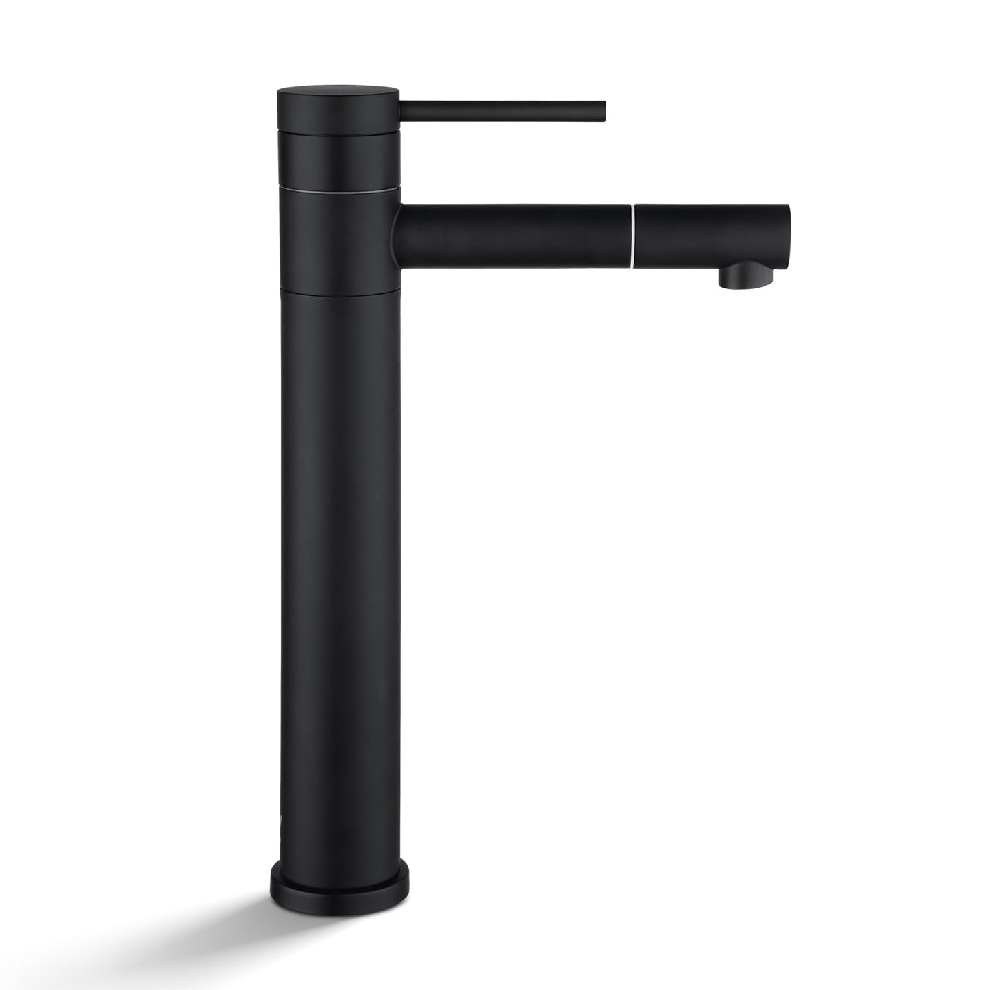 ACA International WELS Bathroom Basin Mixer Tap Round Classic Laundry Vanity Sink Taps (Black)