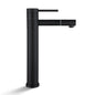 ACA International WELS Bathroom Basin Mixer Tap Round Classic Laundry Vanity Sink Taps (Black)