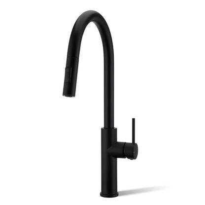 ACA International 2 Mode Pull Out Kitchen Tap Swivel Gooseneck Laundry Sink Taps Faucet WELS Kitchen Mixer Tap(Brushed Yellow Gold)