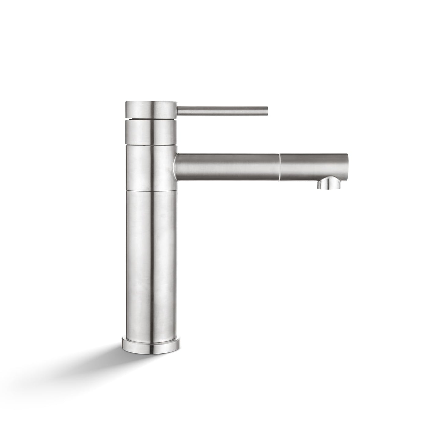 ACA International WELS Bathroom Basin Mixer Tap Round Classic Laundry Vanity Sink Taps (Black)