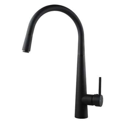 ACA International Kitchen Tap Pull Out Metal Spray Head Kitchen Mixer Tap, 360° Swivel Faucet Taps Kitchen Laundry Sink Tap Solid Brass WELS(Brushed Chrome)