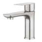 ACA International WELS Bathroom Basin Mixer Tap Laundry Vanity Counter Top Faucet, Single Handle Bathroom Taps with Aerator, Ceramic Disc Cartridge(Matte Black)