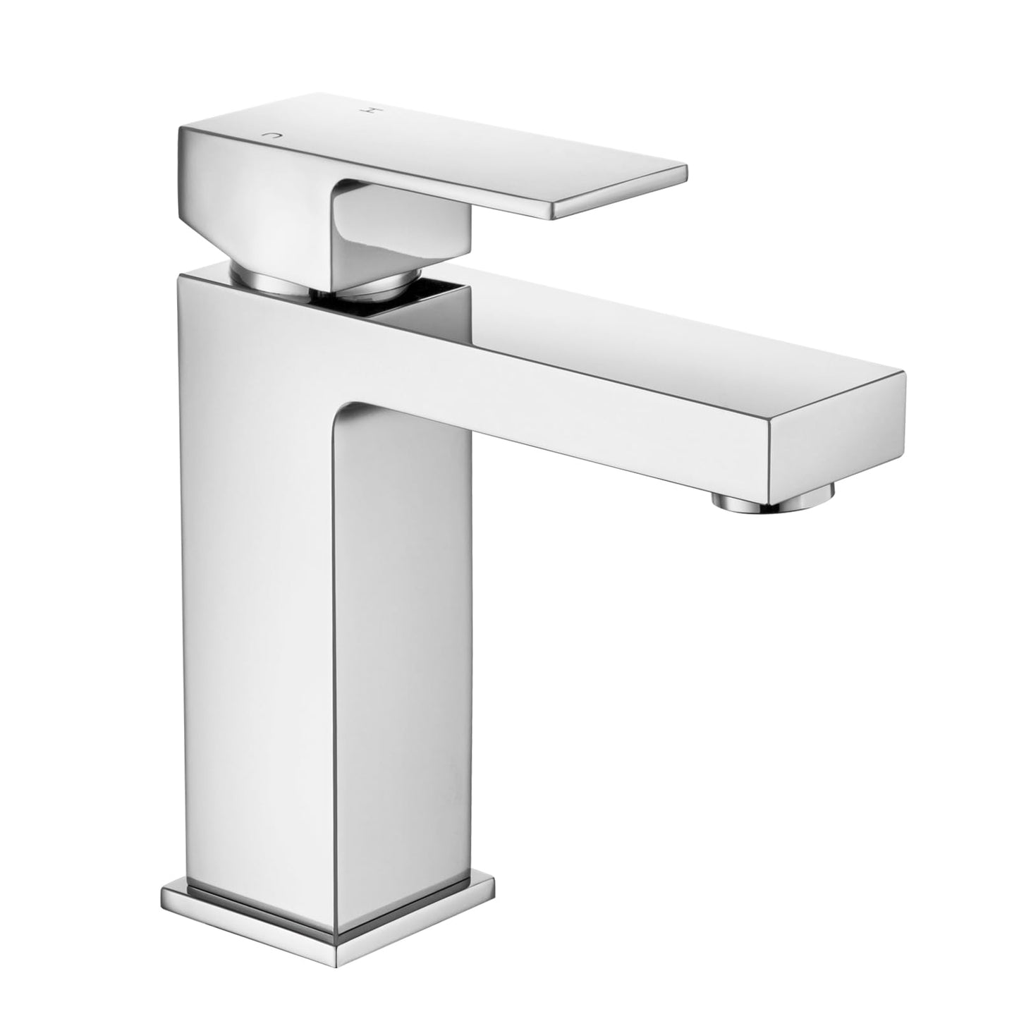 ACA International WELS Bathroom Basin Mixer Tap, Basin Faucet Tap Laundry Vanity Sink Faucet Hot-Cold Water Control Premium Solid Brass(Matte Black)