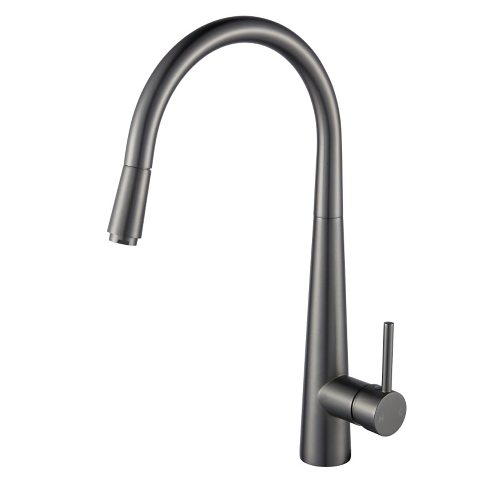 ACA International Kitchen Tap Pull Out Metal Spray Head Kitchen Mixer Tap, 360° Swivel Faucet Taps Kitchen Laundry Sink Tap Solid Brass WELS(Brushed Chrome)