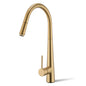 ACA International Kitchen Tap Pull Out Metal Spray Head Kitchen Mixer Tap, 360° Swivel Faucet Taps Kitchen Laundry Sink Tap Solid Brass WELS(Brushed Chrome)