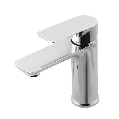 ACA International Brass Basin Mixer Tap Bathroom Countertop Vanity Sink Faucet Taps WELS(White & Chrome)