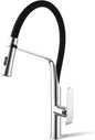 ACA International WELS Kitchen Mixer Tap Pull Dwon Kitchen Tap 2-Mode Spray Head 360° Swivel Kitchen Sink Taps Faucet(Chrome)