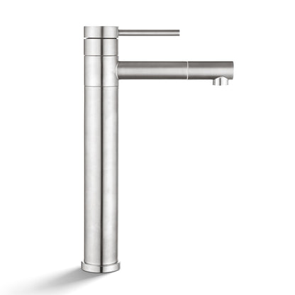 ACA International WELS Bathroom Basin Mixer Tap Round Classic Laundry Vanity Sink Taps (Black)