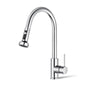 ACA International WELS Kitchen Mixer Tap Pull Out 2-Mode Spray Basin Mixer Tap 360° Swivel H&C Control Laundry Sink Faucet Kitchen Taps (Polished Chrome)