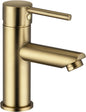 ACA International WELS Bathroom Tap, Bathroom Basin Mixer Tap Vanity Sink Basin Tap Faucet(Brushed Yellow Gold)