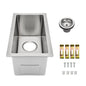 ACA International Brushed Gold Kitchen Sink Basin 304 Stainless Steel Under/Top/Flush Mount Double Bowl Sinks (680x400x225mm Satin Brush)