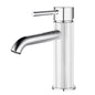 WELS Bathroom Tap, Bathroom Mixer tap Rounded Bathroon Sink Tap Basin Tap Vanity Tap Faucet Solid Brass Brushed Gold
