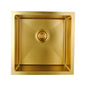 ACA International Brushed Gold Kitchen Sink Basin 304 Stainless Steel Under/Top/Flush Mount Double Bowl Sinks (680x400x225mm Satin Brush)
