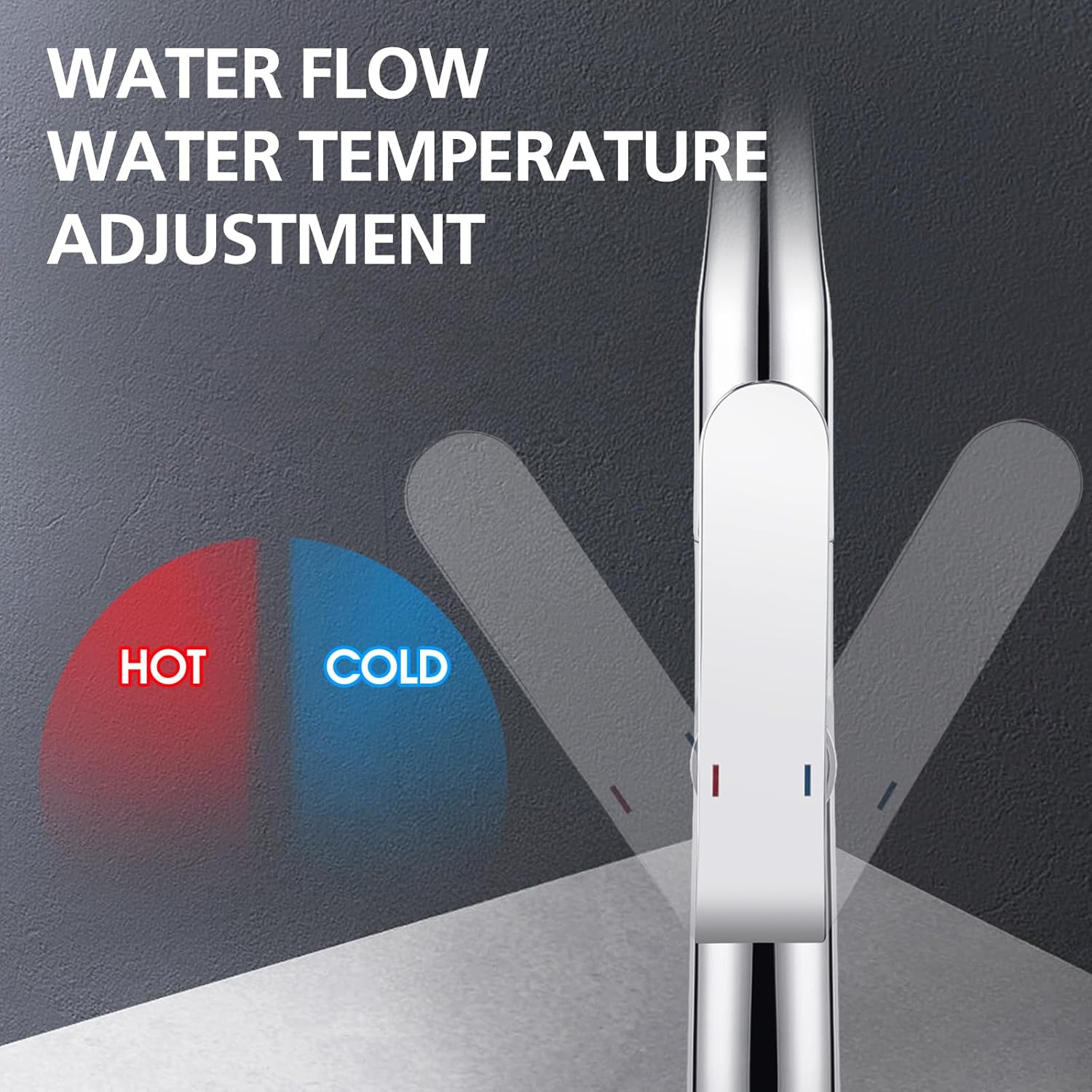 ACA International WELS Kitchen Mixer Tap Pull Dwon Kitchen Tap 2-Mode Spray Head 360° Swivel Kitchen Sink Taps Faucet(Chrome)