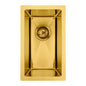 ACA International Brushed Gold Kitchen Sink Basin 304 Stainless Steel Under/Top/Flush Mount Double Bowl Sinks (680x400x225mm Satin Brush)