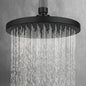 ACA International WELS Luxury Rain Shower Head High Pressure Adjustable 8 Inch Round Rainfall Shower Overhead ABS Plastic (Chrome)